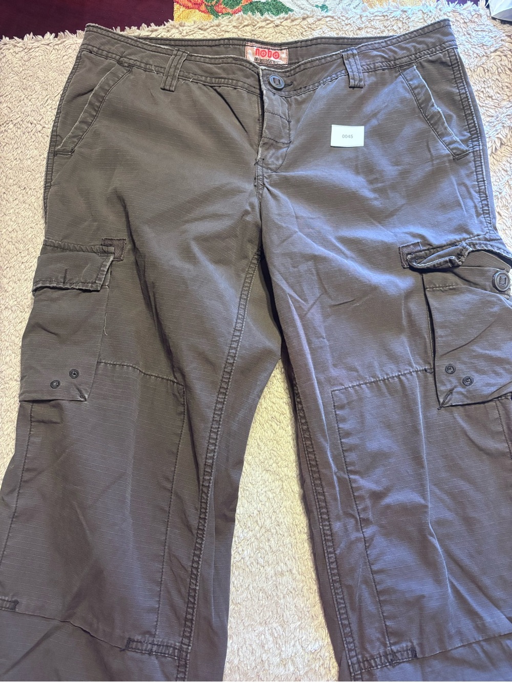 Vintage Nobo juniors Brown Cargo Pants